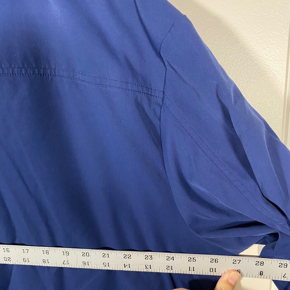 Medelita Element Scrub Jacket Blue XXL Full Zip Ribbed Collar Cuffs - Picture 14 of 16